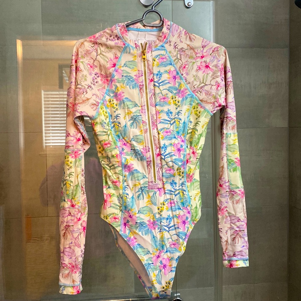 Love shack fancy and Hurley collab swim suit size medium. Great condition!